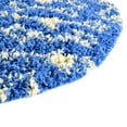 thumbnail image 5 of Unique Loom Moroccan Trellis Shag Collection Area Rug - Meknes (5' 3" x 8' Oval Periwinkle Blue/Ivory), 5 of 6