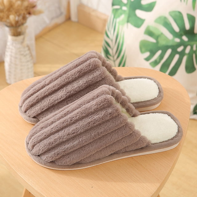 Fankiway Mode Femmes Décontracté Bout Rond Confortable Décontracté Tongs en Peluche Chaussures d'Intérieur Pantoufles pour Femmes Liquidation Sandales d'Été pour Femmes