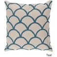 thumbnail image 3 of Surya Surya Pillows Area Rug COM010 Sunshine Yellow/Peach Cream Embroidered Scales 22" x 22" Square, 3 of 4