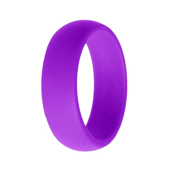 REOFLYUP 10pcs Rubber Wedding Rings Colorful for Mens Wedding Rings Swimming Activities