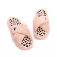 thumbnail image 1 of Barbie Womens Pink Doll Silhouette Logo Mule Slippers (3-4 UK), 1 of 6