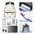 thumbnail image 6 of Gukieu Rubber Duck Showe Print Backpack, Waterproof Backpack with Adjustable Shoulder Straps, Suitable for Campus, Business, Travel, Unisex, 6 of 6