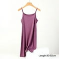 thumbnail image 1 of Combinaison Sans Couture en Soie Glacée pour Femmes Été Grande Taille Jupon Sans Manches Combinaison Intérieure Robes en Modal, 1 of 5