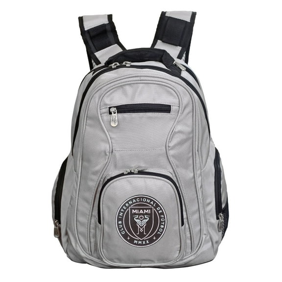 MOJO Gray Inter Miami CF 19" Premium Laptop Backpack