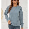 thumbnail image 4 of Sudadera de invierno para mujer Cuello redondo jersey de otoño NikouMX, 4 of 8