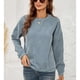 thumbnail image 4 of Sudadera de invierno para mujer Cuello redondo jersey de otoño NikouMX, 4 of 8