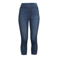 thumbnail image 5 of Time and Tru Women's Capri Jeggings, 23" Inseam, Sizes XS-3XL, 5 of 5
