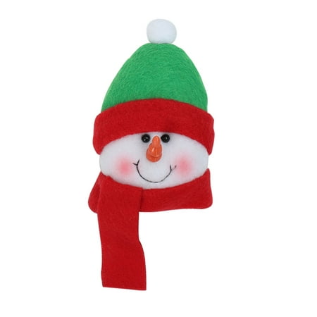 

NUOLUX 1pc Christmas Refrigerator Magnet Cartoon Snowman Xmas Fridge Stickers Home Decoration