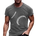 thumbnail image 4 of GLVSZ Mens Big and Tall T-Shirt Short Sleeve Gym Workout Sports Baseball Game Tee Loose Fit Crewneck Fashion Hipster Shirt, 4 of 4