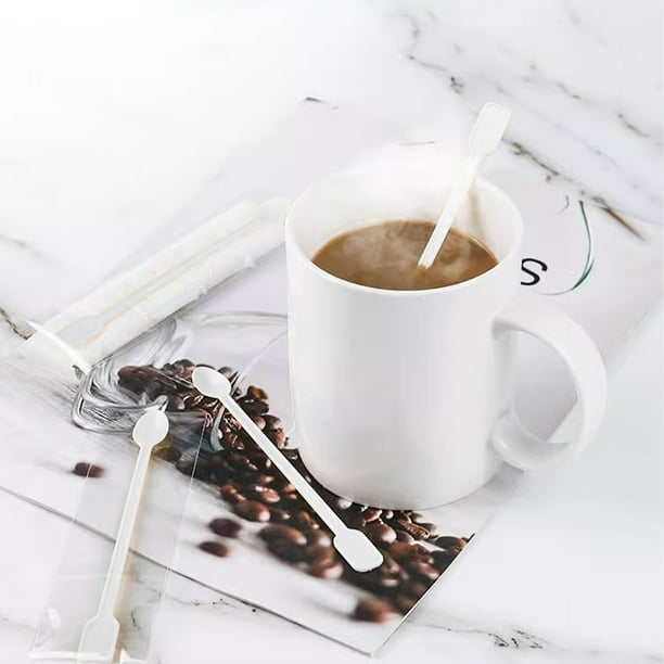 Aparatos de cocina, accesorios de cocina, utensilios de cocina, utensilios de cocina, cuchara de café desechable de mango largo resistente a altas temperaturas, agitador de café, herramienta de café,