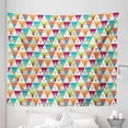 thumbnail image 1 of Indie Tapestry, Triangles Pattern with Deer Elk Portraits Geometric Colorful Funky Hipster Tile Urban, Fabric Wall Hanging Decor for Bedroom Living Room Dorm, 5 Sizes, Multicolor, by Ambesonne, 1 of 1