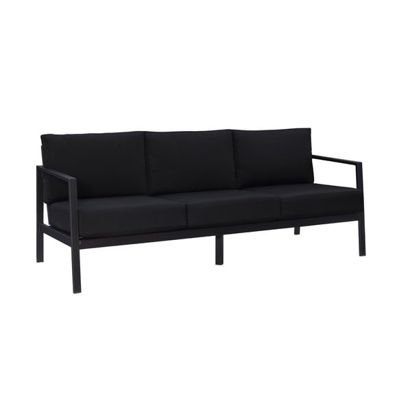Linon Arlington Outdoor Sofa, Black