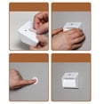 thumbnail image 2 of FSLiving Intelligent Sensor Wall Lamp Battery Powered with USB Input Support Auto On Off Steplessly Dimmable Motion Sensor LED Mass Response Spotlight for Kitchen Under Cabinet No Drilling - Set of 3, 2 of 7