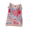 thumbnail image 4 of GUOOL Knitted Handbag Birthday Gift Shopping Pouch for Party Working Summer Spring Pink, 4 of 9