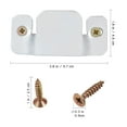 thumbnail image 2 of WASHWEPE 8Ud Soporte Sofa Interlock Para Muebles De Metal Fácil Instalación Color Plata, 2 of 8