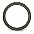 thumbnail image 2 of Titanium Black Ti Domed 6mm polished Band Size 12.5, 2 of 3