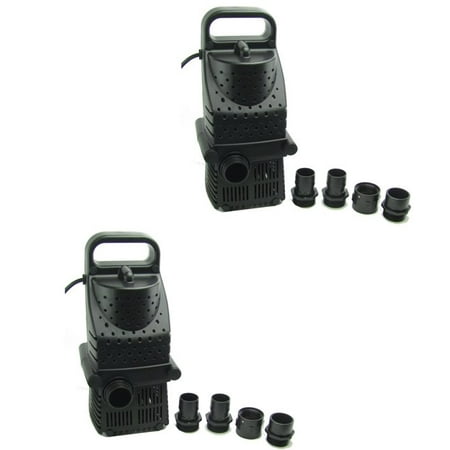- (2) PONDMASTER Supreme 3200 GPH ProLine Hy-Drive Pond Waterfall Pumps - 02680