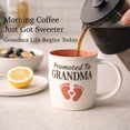 thumbnail image 6 of Triple Gifffted Promoted to New Grandma to Be Coffee Mug, First Time Grandparent Pregnancy Announcement Gift Idea, Baby Reveal Surprise, Christmas Day, Est 2026, 13oz Ceramic, 6 of 6