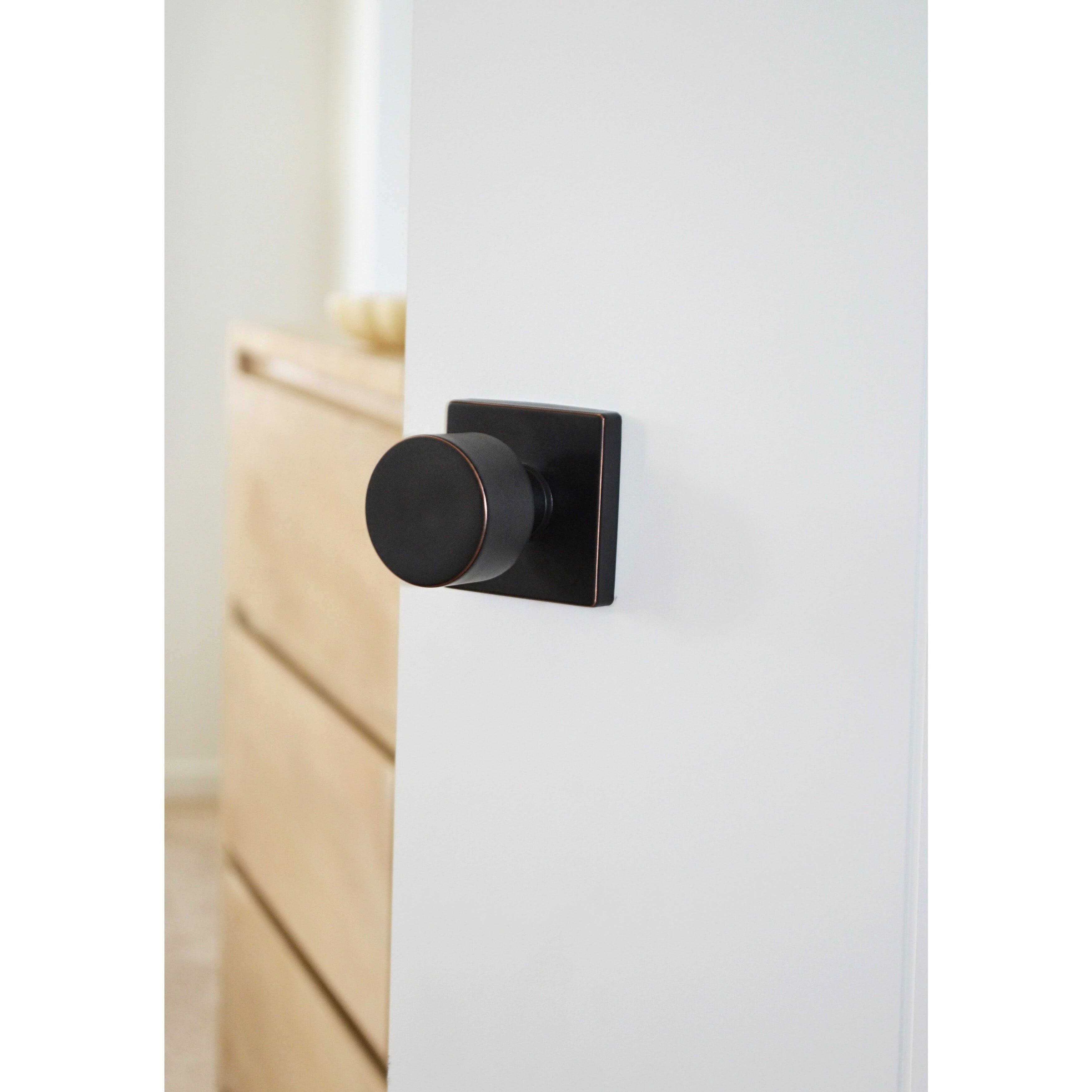 Sure-Loc BG101-SQ 11P Bergen Passage Door Knob Set - Bronze