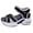Black, variant on Women's Platform Wedge Sandals Hollow out Breathable Sneakers Open Toe Orthopedic Wide Width Adjustable Leather Beach Dress Outdoor Shoes Gray Size 8