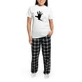 thumbnail image 5 of CafePress - Rabbit Hand Shadow Women's Light Pajamas - Women's Short Sleeve Print T-Shirt and Pants Light Cotton Pajama Set, 5 of 7