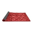 thumbnail image 2 of Ahgly Company Indoor Rectangle Abstract Red Modern Area Rugs, 2' x 5', 2 of 4