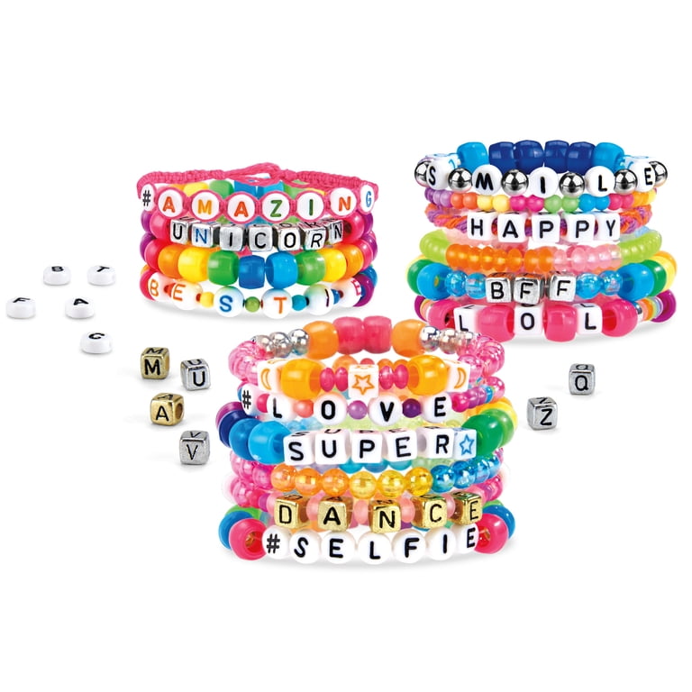 Shimmer 'N Sparkle ABC Fashion Bead Bracelets Kit, 800+ Beads photo 4