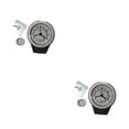 thumbnail image 4 of Ounissouiy Reloj de pared para baño, desmontable, impermeable, montado en la pared, a prueba de humedad, alimentado por batería, relojes para el Type2 NO2, 4 of 6
