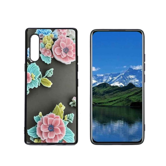 Compatible with LG Velvet 4G Phone Case, Floral-33 Case Men Women, Flexible Silicone Shockproof Case for LG Velvet 4G