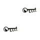thumbnail image 1 of Bearachild Soporte para llaves Gancho Colgador de puerta Estante decorativo montado en la pared Tornillos de alta resistencia multipropósito Gato negro en forma 2piezas, 1 of 6