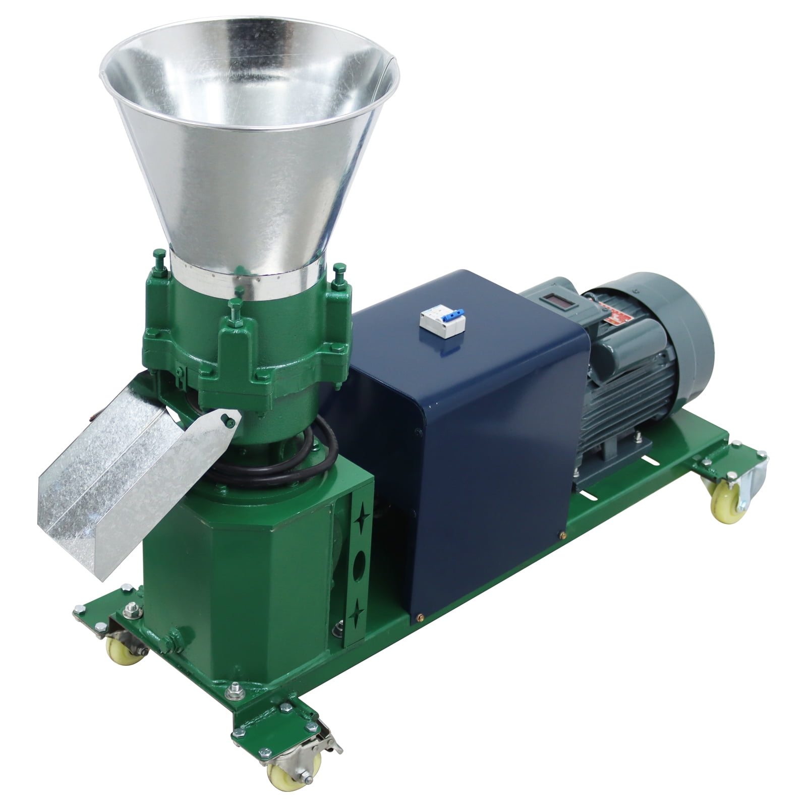 220V Chicken Feed Pellet Mill Machine 3MM Animal Feed Pelletizer for Poultry Livestock
