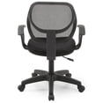thumbnail image 5 of Hodedah Mesh Mid-Back Adjustable Height Task Chair in Black Fabric, 5 of 5