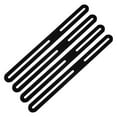 thumbnail image 4 of CRILSTYLEO 4Pcs Flat Plate Straight Brackets Black for DIY Projects and Professional Use 11.0x0.9x0.12in, 4 of 6