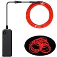 thumbnail image 1 of Wire Neon Light Cord EL Cable Neon Wire For Halloween Christmas Parties And Party Lighting (Red, 5m), 1 of 7