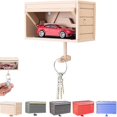 thumbnail image 2 of Garaje Autos Key Hook Con Puerta Apertura para La Entrada (beige), 2 of 5