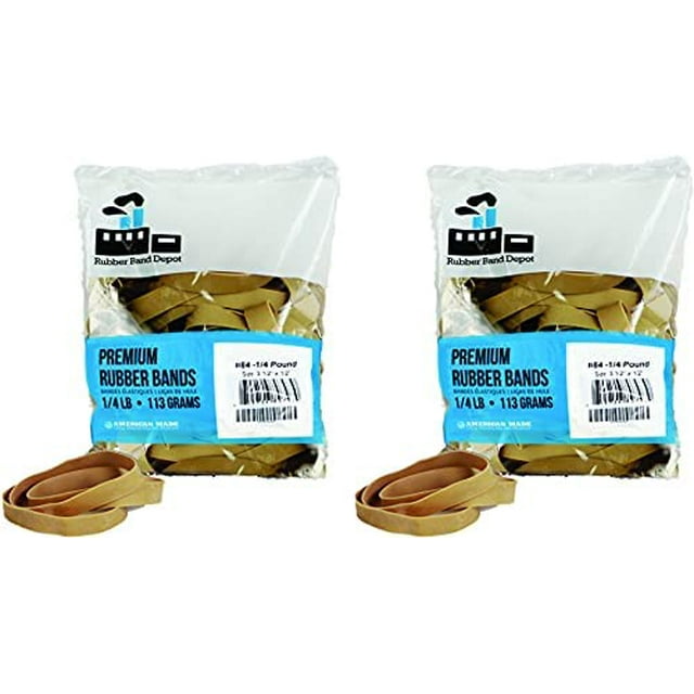 Rubber Bands, Rubber Band Depot, Size 84, Approximately 80 Rubber