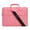 Pink, variant on MonsDirect Tablet Sleeve Bag with Handle & Shoulder Strap for 11-12 inch NoteBook, Universal Computer Polyester Bag with Pocket Carrying Case, Shockproof Cover for MacBook, Lenovo, HUAWEI, Rose