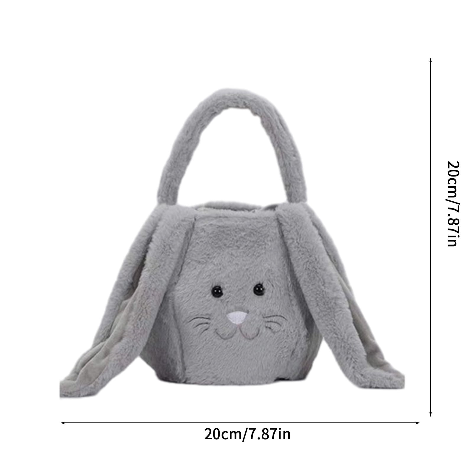 VibHome Easter Baskets Bags for Kids Gift Happy Easter Bunny Long Ears Bags Easter Basket Buckets Easter Tote Bags Children Gift Storage Handbag on Clearance!