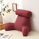 thumbnail image 4 of Almohada de lectura con respaldo grande, almohada para brazos y cuello, relleno de algodón perla, almohada cómoda y de soporte completo, 4 of 5