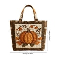 thumbnail image 3 of Twfbrm Halloween Fall Tote Bag for Women, Autumn Waterproof Shoulder Bag with Pumpkin and Maple Leaf Print Design, Autumn Decorative Lightweight Handbag for Shopping, Outdoors, Thanksgiving Decor, 3 of 6