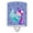 Purple, variant on Beach Mermaid Blue Ceramic Night Light
