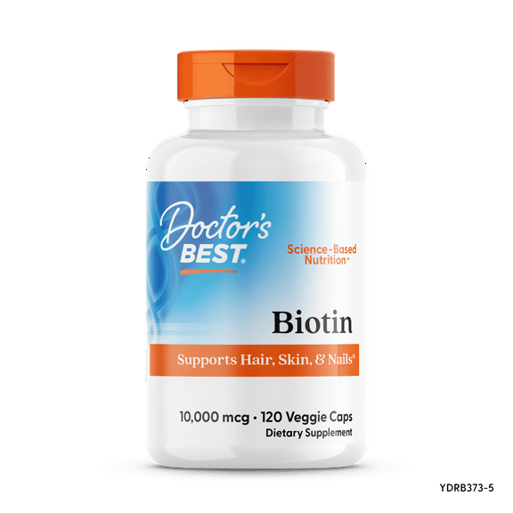 Doctor s Best Biotin to Support Hair Skin Nails 120 Count