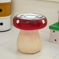 thumbnail image 3 of Stool, Resin Mushroom Stool Mushroom Ottoman Mushroom Decorative Stool Resin Creative Sculpture Decoration Mushroom Shape Ottoman Small Chair for Living Room Bedroom(Multi-Colored), 3 of 6