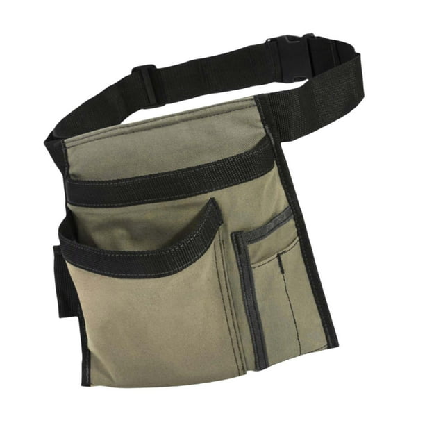 Bolsa de herramientas de electricista, delantal portaherramientas, bolsa de almacenamiento de herramientas de construcción, riñonera Verde