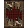 thumbnail image 1 of Mayberry American Destination Lost Cove Red Area Rug, 1 of 1