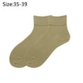thumbnail image 2 of Women Thin Cotton Socks, Soft  Bootie Socks Women Above Ankle Crew Socks, 2 of 5