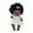 D, variant on Fridja 14inch Black Doll Full Enamel Doll Doll Puppet Explosives Head Enamel Doll Girl Toy，Children's Birthday Gifts Christmas Gifts Christmas Gift for Kids