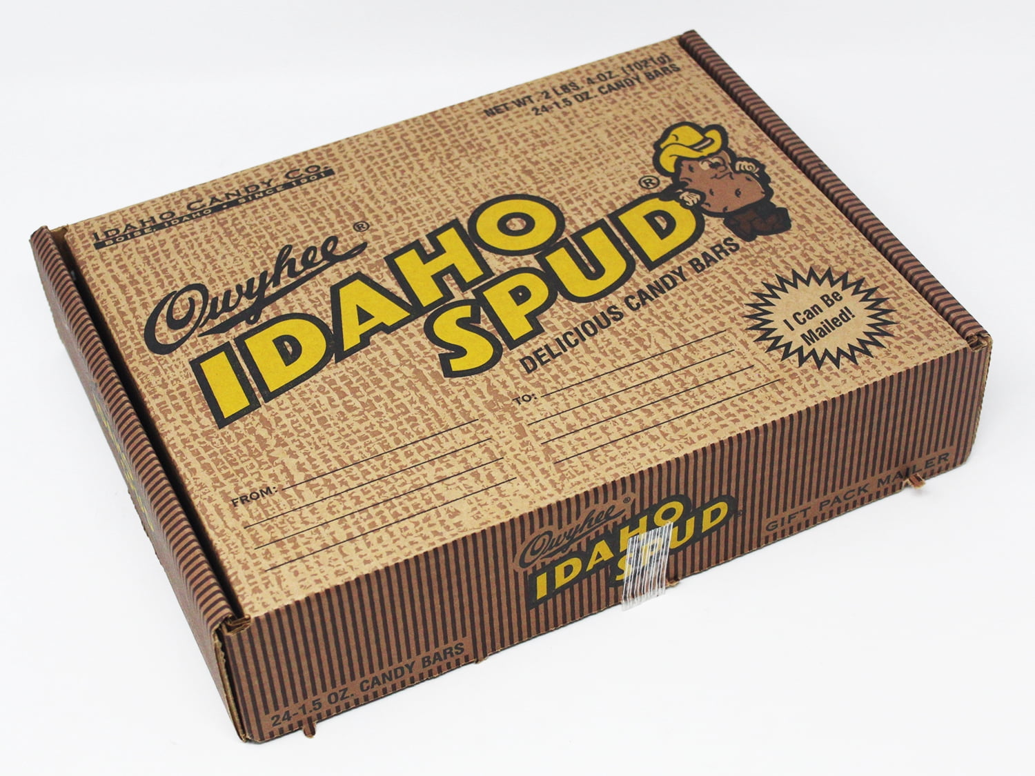Famous Idaho Spud Chocolate Candy Bars, 24 Count