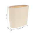 thumbnail image 2 of WHAMVOX Plastic Large Trash Can  Saving Waste Bin Home Trash Bin Waste Container Narrow Slit Paper Basket for Bathroom Kitchen Bedroom Living Room, 2 of 7