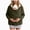 Q401-AG, variant on NOLDARES Maternity Coat Women's Kangaroo Sweatshirt for Mom and Baby Carrier Maternity Coat Fleece Jacket 3-In-1 Thicken Fleece Jacket,Zip Panels,Clothing(Q401-Red)